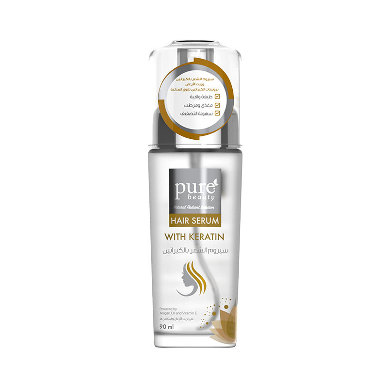 

PURE BEAUTY HAIR SERUM WITH KERATIN 90 ml