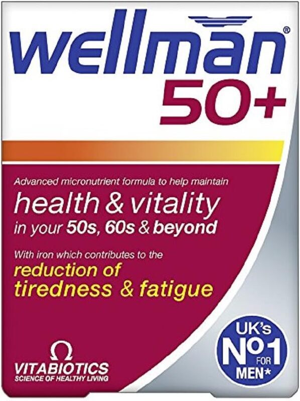 Vitabiotics Wellman 50+, 30 Tablets