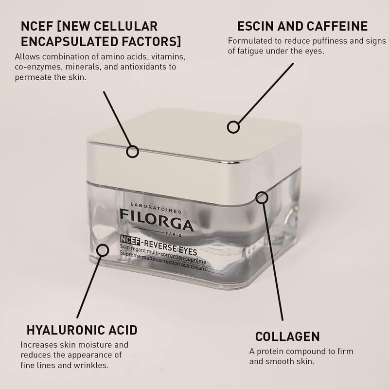 Filorga NCEF-Reverse Eyes Supreme Multi-Correction Anti Aging Eye Cream, 15ml