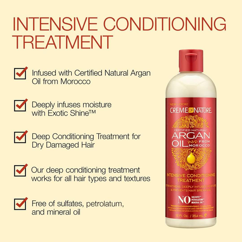 Creme Of Nature Argan Oil Intensive Conditioning Treatment, 354ml