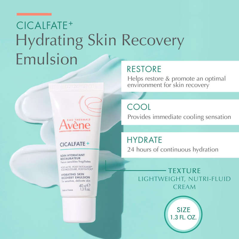 Avene Cicalfate+ Hydrating Skin Recovery Emulsion, 40ml