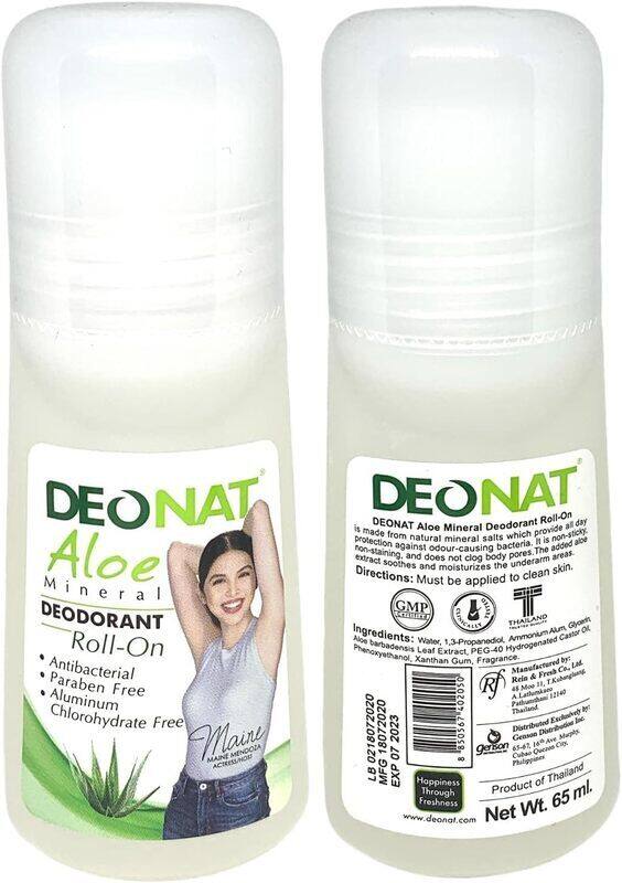 

Deonat Aloe Mineral Roll On Deodorant, 65ml