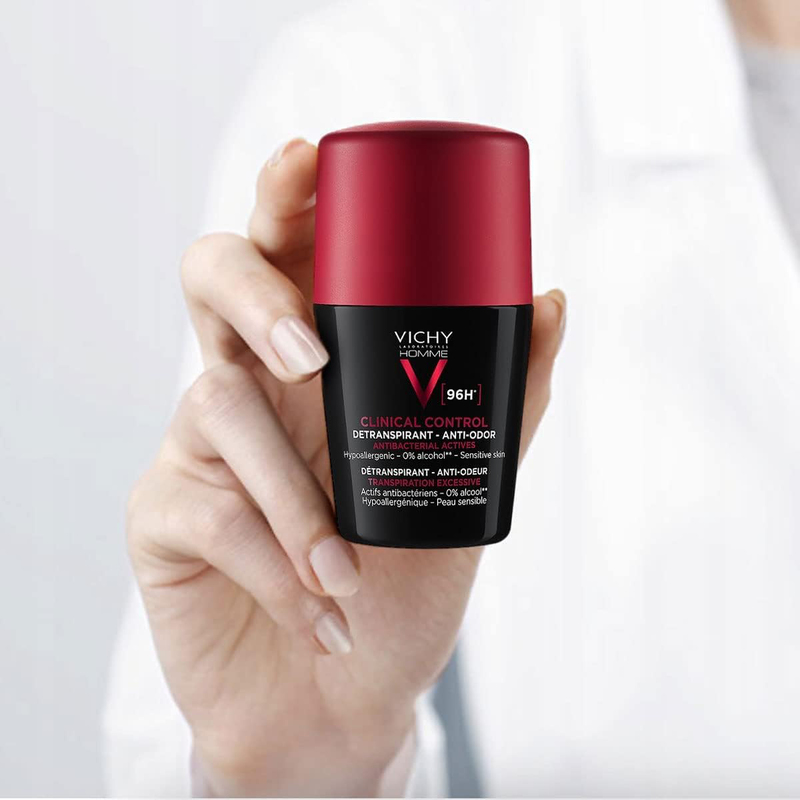 Vichy Homme Clinical Control Roll-on Deodorant, 50ml