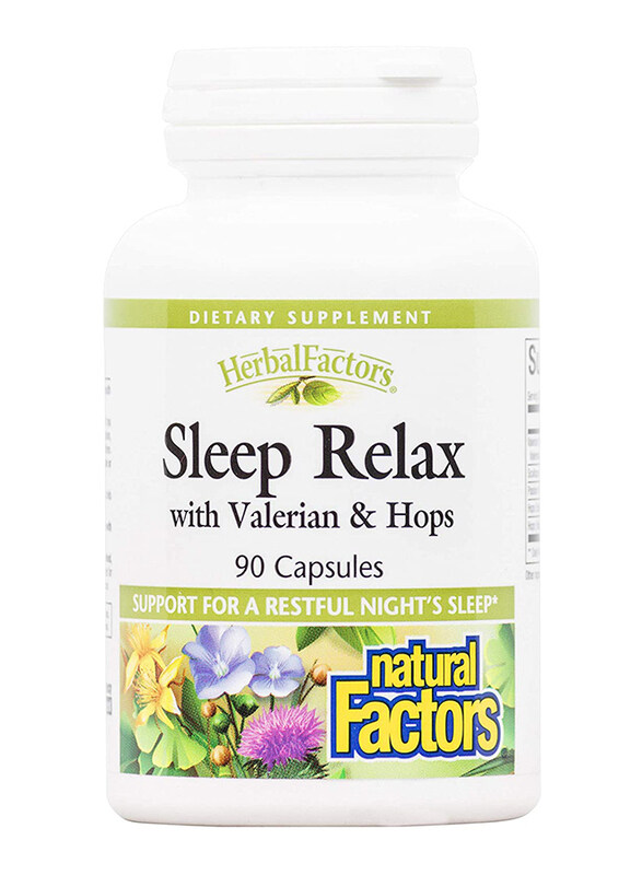 

Natural Factors Sleep Relax Formula, 90 Capsules