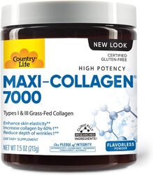 Country Life Maxi-Collagen C & A + Biotin Powder, 213gm