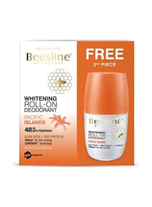 

Beesline Pacific Island Fragrance Whitening Roll-On Deodorant, 2 x 50ml