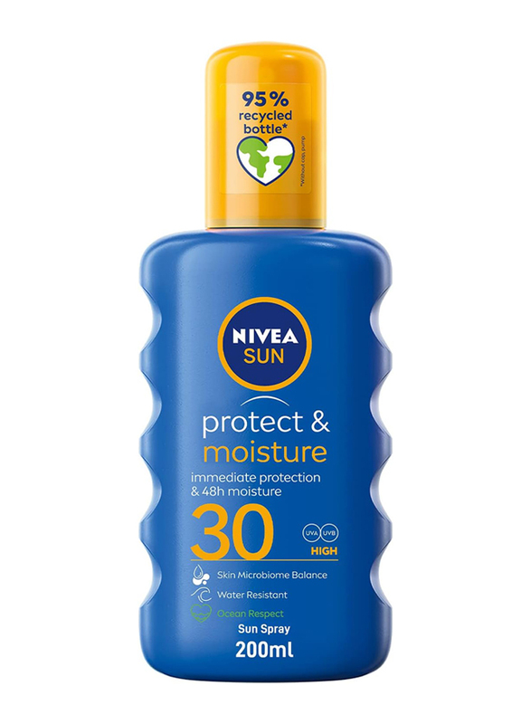 Nivea Sun Protect & Moisture SPF 30 UVA & UVB Protection Sun Spray, 200ml