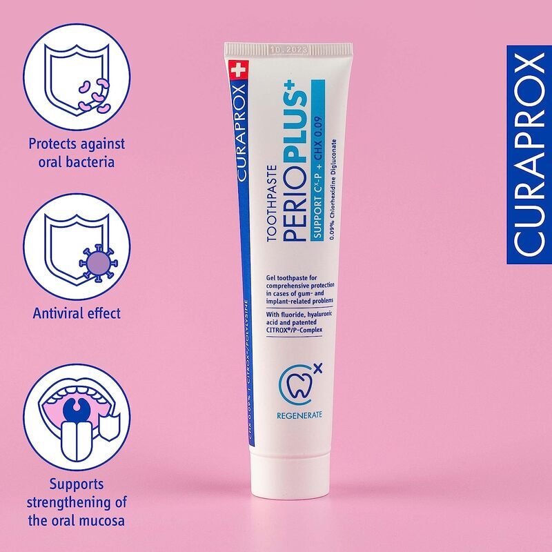 Curaprox Perio Plus+ Support Zahnpasta Toothpaste, 75ml