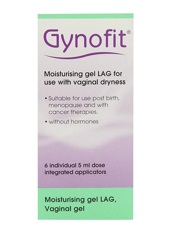 Gynofit Moisturising Vaginal Gel, 6 x 5ml