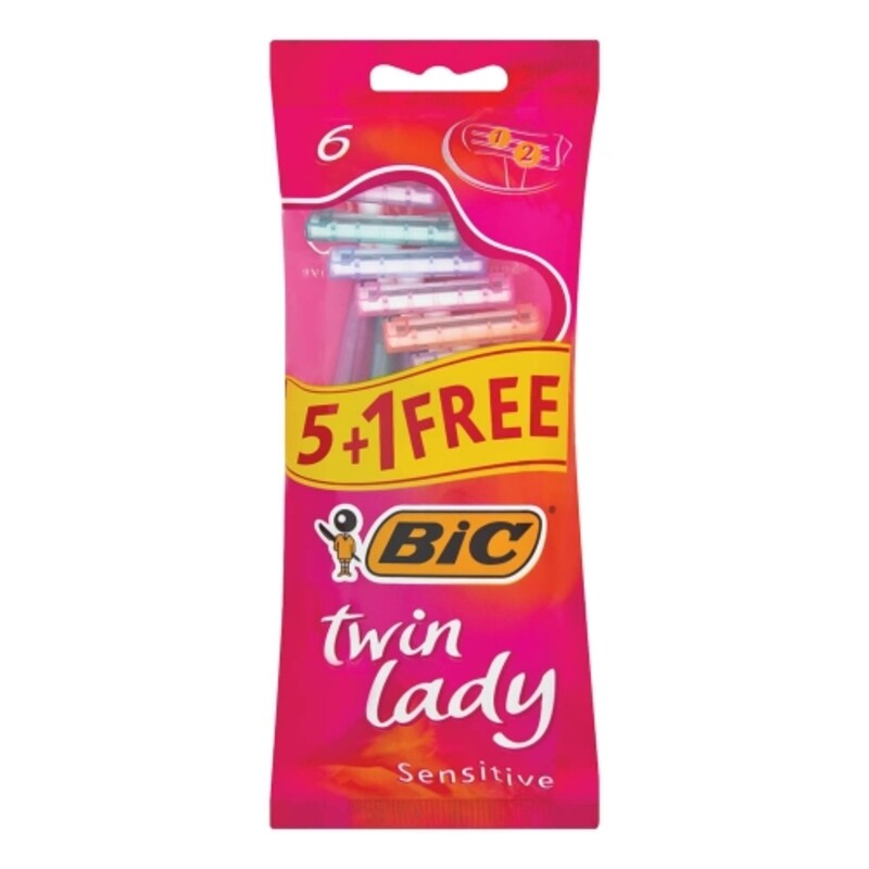 

BIC TWIN LADY POUCH 5+1 (6'S)