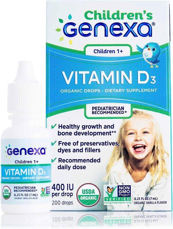 

Genexa Childrens Vitamin D3 Drops, 7ml