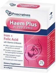Prescriptives Haem Plus Dietary Supplement, 30 Soft gels