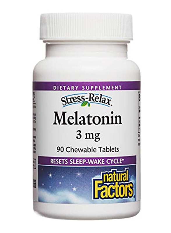 

Natural Factors Melatonin, 3mg, 90 Tablets