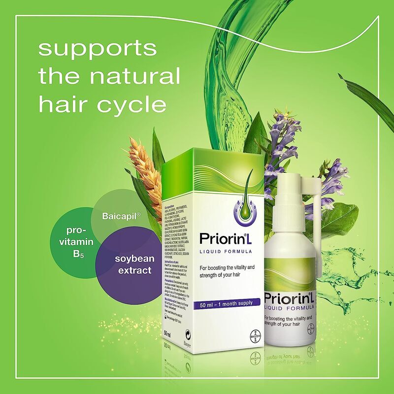 Priorin Liquid Formula Hair Serum for All Hair Types, 50ml