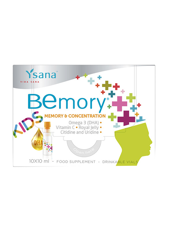 

Ysana Bemory Omega-3 Drinkable Vials, 10ml