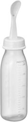 Pigeon Wearing Bottle With Spoon, 240ml, White