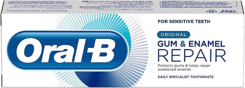 

Oral B Gum & Enamel Repair Original Toothpaste for Sensitive Teeth, 75ml