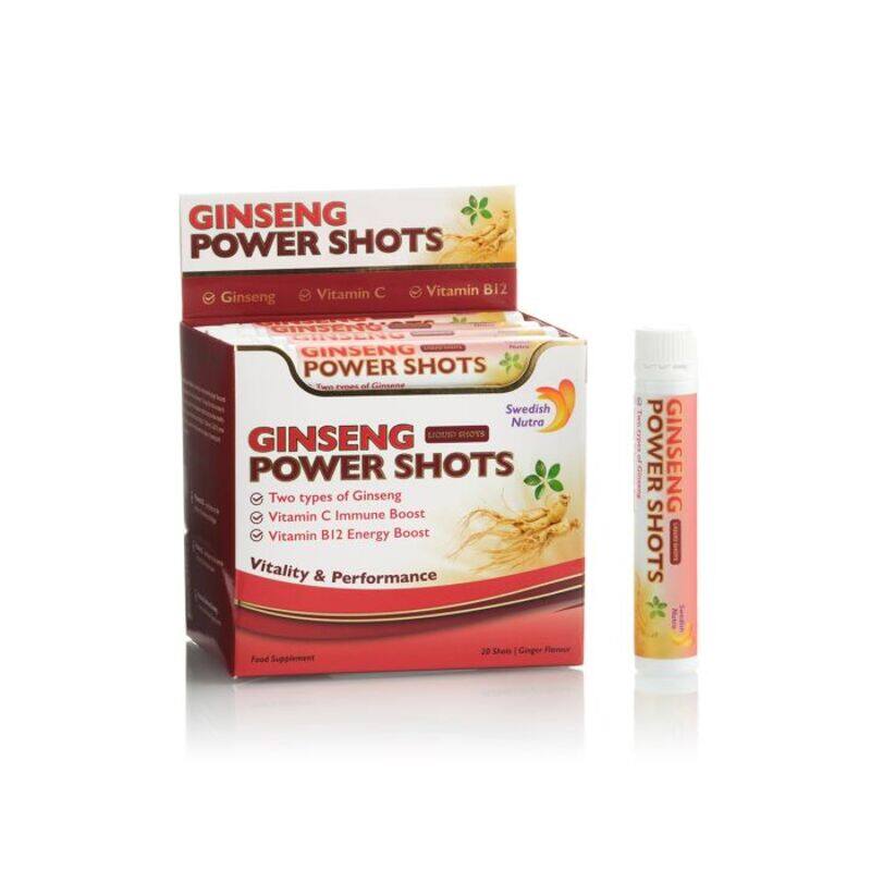 

Swedish Nutra Sn Ginseng Power Shots 25 Ml 20S