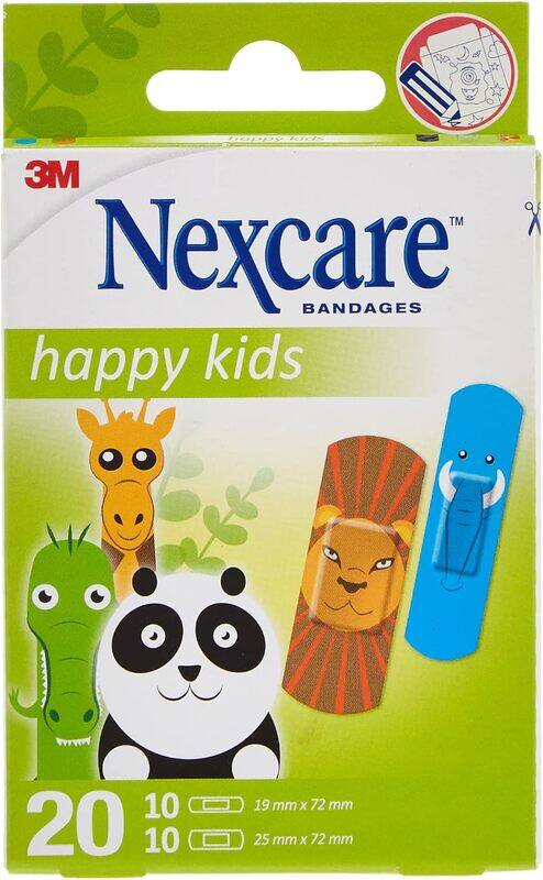 

Nexcare Happ Kid Animal Bandages 20S