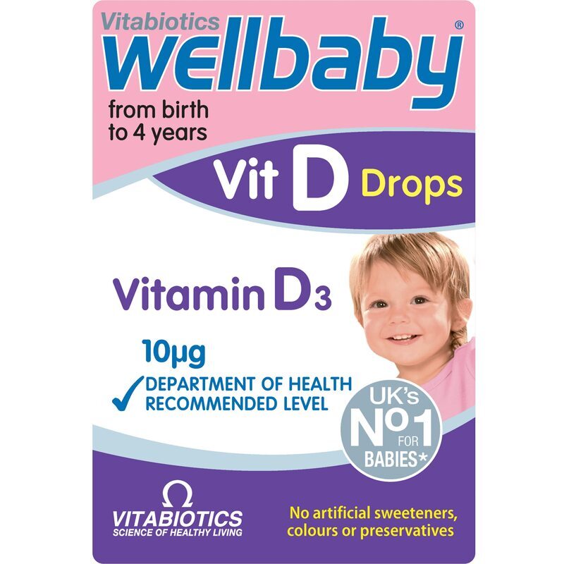 Vitabiotics Wellbaby Vitamin D Drops, 30ML