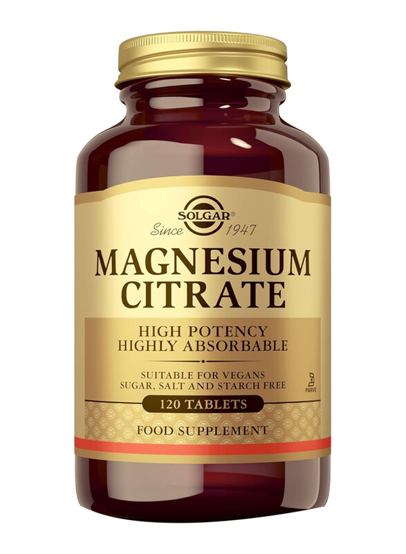 

Solgar Magnesium Citrate Food Supplements, 120 Tablets
