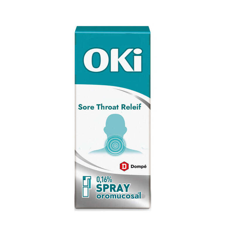 

Oki 0.16% Oromucosal Spray 15Ml