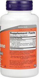 Now Foods Glutathione Dietary Supplement, 500mg, 60 Capsules