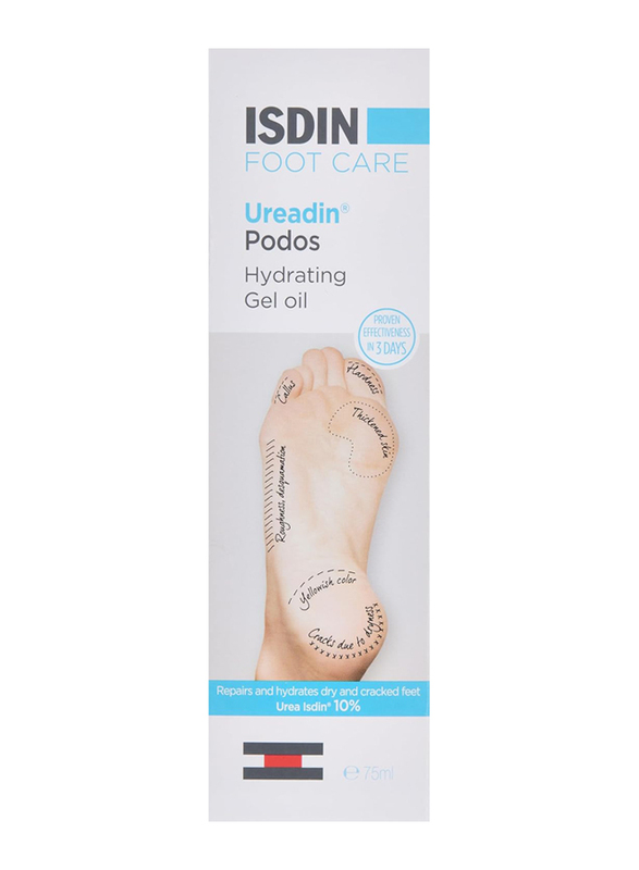 Isdin Foot Care Uradin Podos Hydrating Gel Oil, 75ml