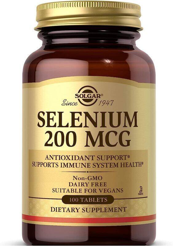 

Solgar Selenium Dietary Supplement, 200Mcg, 100 Tablets