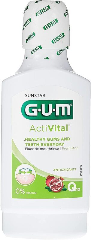 Gum Activital Fresh Minth Mouthrinse Mouthwash, 300ml