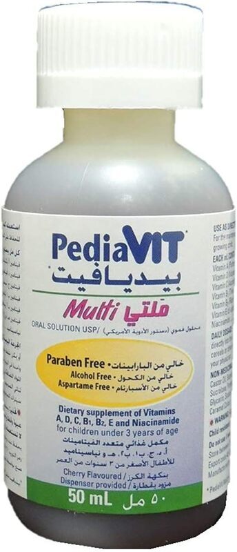 Pediavit Multi Vitamin Oral Solution, 50ml