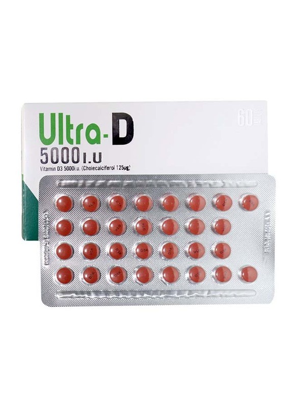 Synergy Pharma Ultra D 5000 IU Tablets, 60 Tablets