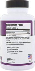 Rejuvicare Super Collagen (Collagen Hydrolysate) Dietary Supplement Capsules, 500mg, 90 Capsules