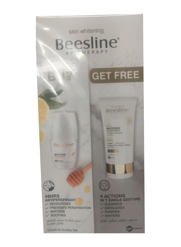 

Beesline Fragrance Free Whitening Roll-On Deodorant and 4-in-1 Cleanser Set, 2 Pieces