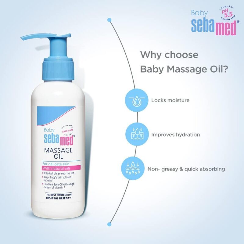Sebamed 150ml Baby Massage Oil