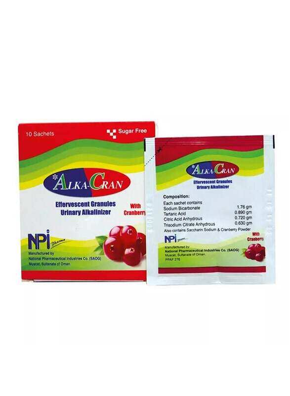 

Npi Alka Cran Effervescent Sachets 10S