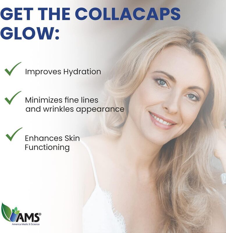 AMS Coll-A-Caps Hydrolysed Collagen Tablets, 60 Tablets