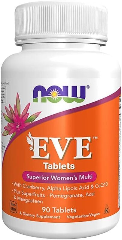 

Now Eve Superior Women's Multiple Dietary Supplement, 90 Tablets