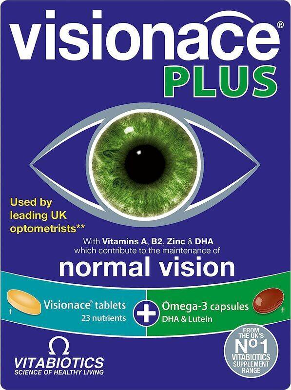 

Vitabiotics Visionace Plus Tablets, 56 Tablets