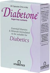 Vitabiotics Diabetone Sugar-Free Nutrients, 30 Capsules