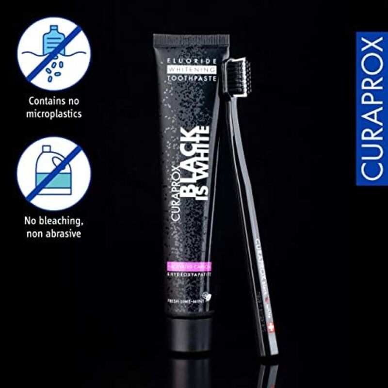 Curaprox Black Is White Toothpaste, 90ml