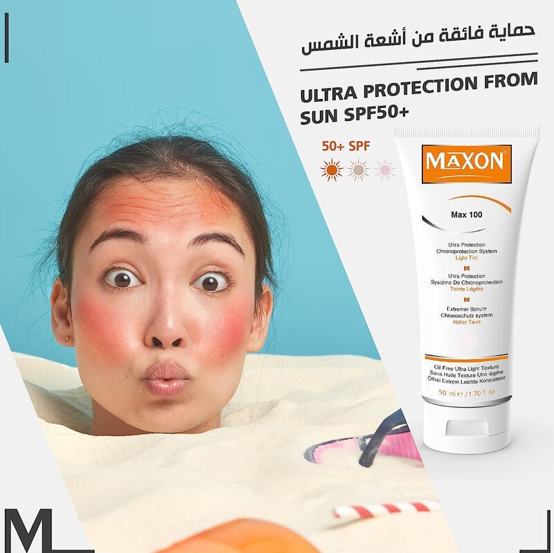Maxon Max 100 Sun Protection Cream, 50ml