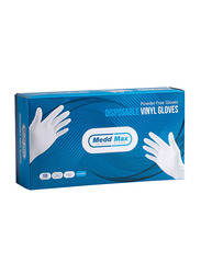 Max Vinyl Powder Free Gloves, X-Large, 100 Pieces