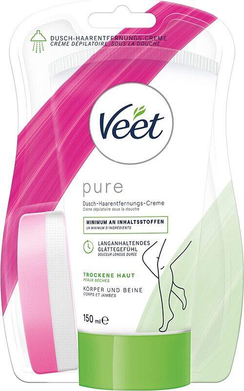 

Veet Hair Removal In-Shower Cream for Dry Skin, 150ml