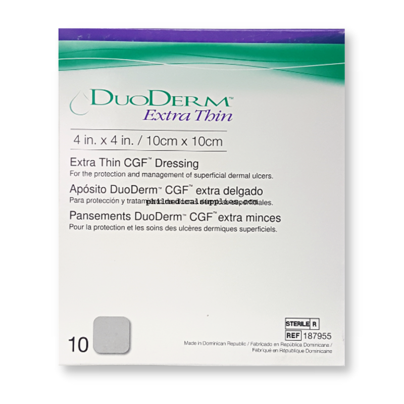 

Convatec Duoderm Extra Thin 4"X4" 10S