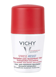 Vichy Stress Resist 72 Hour Anti Perspirant Roll On Deodorant, 50ml