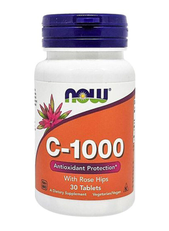 

Now C-1000 with Rose Hips Dietary Supplement, 30 Tablets