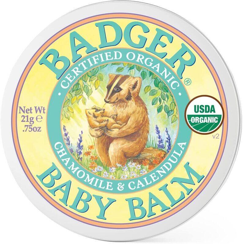 

Badger Company 21gm Chamomile & Calendula Baby Balm