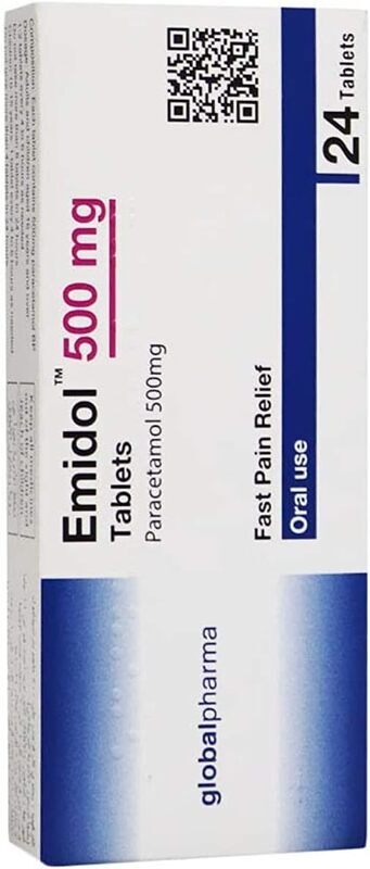 TML Emidol Tablets, 500mg, 24 Tablets