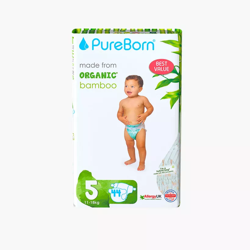 Pureborn Size5 Valpk 11-18Kg 44S - ( 05921)